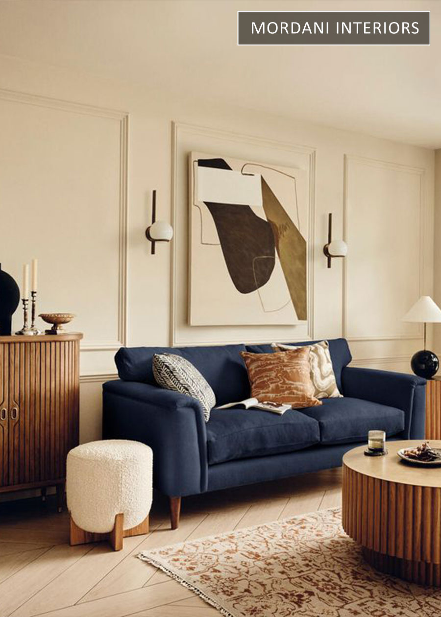 Navy Blue Velvet Upholstery Fabric 
